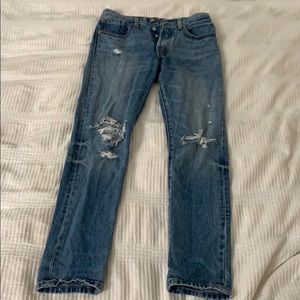 Levi’s 501 Distressed Jeans